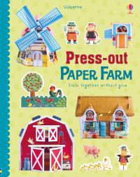 Book Cover for Press-Out Paper Farm by Fiona Watt