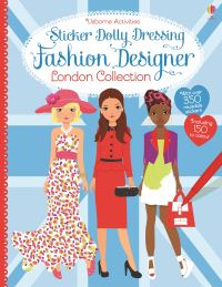 Book Cover for Sticker Dolly Dressing Fashion Designer London Collection by Fiona Watt