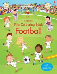 Book Cover for First Colouring Book Football by Sam Taplin