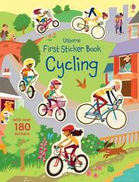 Book Cover for First Sticker Book Cycling by Jessica Greenwell