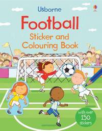 Book Cover for Football Sticker and Colouring Book by Sam Taplin