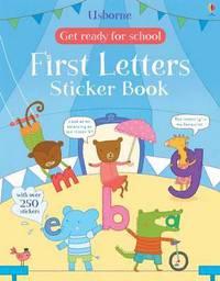 Book Cover for Get Ready for School First Letters Sticker Book by Jessica Greenwell