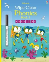 Book Cover for Wipe-Clean Phonics Book 1 by Mairi Mackinnon