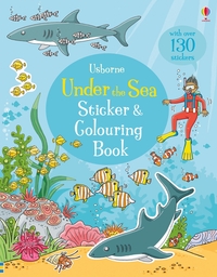 Book Cover for Under the Sea Sticker and Colouring Book by Jessica Greenwell