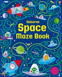 Book Cover for Usborne Space Maze Book by Sam Smith