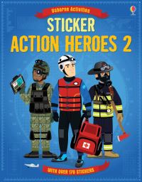 Book Cover for Sticker Action Heroes 2 by Lisa Jane Gillespie