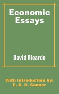 Book Cover for Economic Essays by David Ricardo