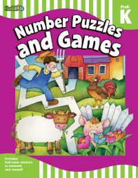 Book Cover for Number Puzzles and Games by Flash Kids Editors