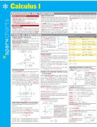 Book Cover for Calculus I SparkCharts by SparkNotes