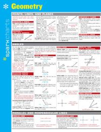 Book Cover for Geometry SparkCharts by SparkNotes