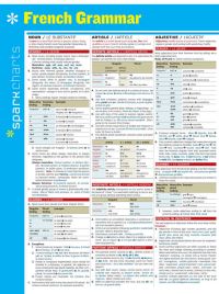 Book Cover for French Grammar SparkCharts by SparkNotes