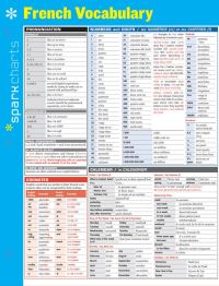 Book Cover for French Vocabulary SparkCharts by SparkNotes