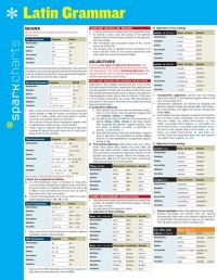 Book Cover for Latin Grammar SparkCharts by SparkNotes