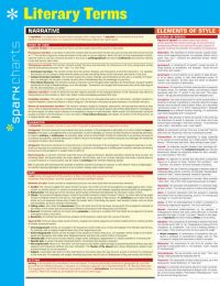 Book Cover for Literary Terms SparkCharts by SparkNotes