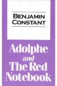 Book Cover for Adolphe and the Red Notebook by Benjamin Constant