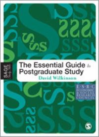 Book Cover for The Essential Guide to Postgraduate Study by David Wilkinson