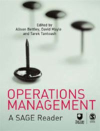 Book Cover for Operations Management by Alison Bettley, David Mayle, Tarek Tantoush, Open University