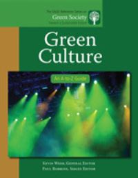 Book Cover for Green Culture by Kevin Wehr