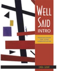 Book Cover for Well Said Intro by Linda Grant