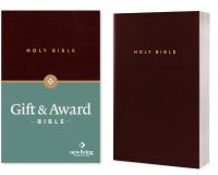 Book Cover for Gift and Award Bible NLT (Imitation Leather, Burgundy/maroon, Red Letter) by Tyndale