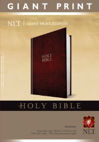 Book Cover for Holy Bible, Giant Print NLT (Hardcover, Red Letter) by Tyndale