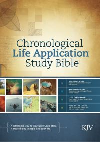 Book Cover for KJV Chronological Life Application Study Bible (Hardcover) by Tyndale