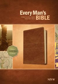 Book Cover for Every Man's Bible NIV, Deluxe Journeyman Edition (LeatherLike, Tan) by Tyndale