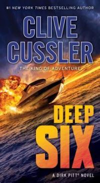 Book Cover for Deep Six by Clive Cussler, Copyright Paperback Collection Library of Congress