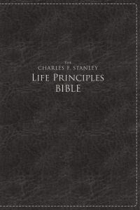 Book Cover for NKJV, The Charles F. Stanley Life Principles Bible, Large Print, Leathersoft, Black, Thumb Indexed by Thomas Nelson