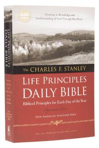 Book Cover for NASB, The Charles F. Stanley Life Principles Daily Bible, Paperback by Thomas Nelson