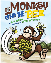 Book Cover for The Monkey and the Bee by C P Bloom