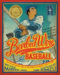Book Cover for Barbed Wire Baseball by Marissa Moss
