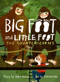 Book Cover for The Squatchicorns (Big Foot and Little Foot #3) by Ellen Potter