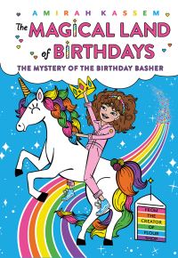Book Cover for The Mystery of the Birthday Basher by Amirah Kassem