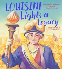 Book Cover for Louisine Lights a Legacy by Kerrie Logan Hollihan