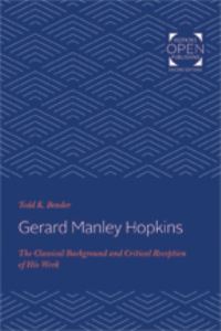 Book Cover for Gerard Manley Hopkins by Todd K Bender