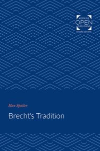 Book Cover for Brecht's Tradition by Max Spalter