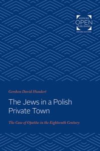 Book Cover for The Jews in a Polish Private Town by Gershon David Hundert