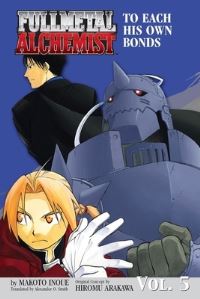 Book Cover for Fullmetal Alchemist. The Ties That Bind by Makoto Inoue