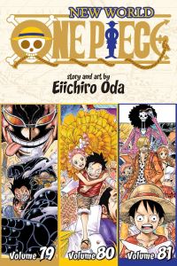 Book Cover for One Piece. Volume 79, Volume 80, Volume 81 New World by Eiichiro Oda