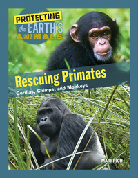 Book Cover for Rescuing Primates by Mari Rich