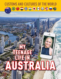 Book Cover for My Teenage Life in Australia by Michael Burgan, Indya Campbell
