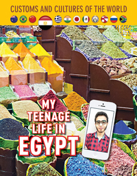 Book Cover for My Teenage Life in Egypt by Jim Whiting, Muhammad Nabil