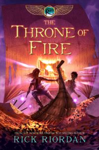 Book Cover for The Throne of Fire by Rick Riordan