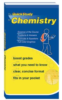 Book Cover for QuickStudy for Chemistry by Mark Jackson, Inc BarCharts