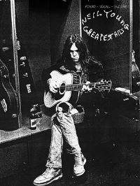 Book Cover for Neil Young - Greatest Hits Piano Vocal Guitar Chords Pvg Artist Songbook Sheet Music Classic Rock Folk Anthology With Lyrics Chord Symbols and Standard Notation 16 Songs Collection by Neil Young