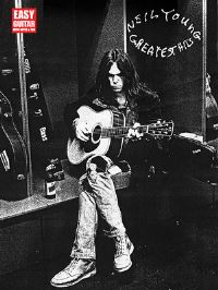 Book Cover for Neil Young Greatest Hits - Easy Guitar Songbook With Notes and Tab 16 Classic Songs for Beginners and Intermediate Players Includes Heart of Gold Harvest Moon Old Man and More by Neil Young