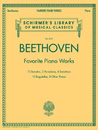 Book Cover for Beethoven - Favorite Piano Works by Ludwig Van Beethoven
