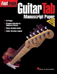 Book Cover for Fasttrack Guitar Tab Manuscript Paper by Hal Leonard Corp