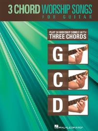 Book Cover for 3 Chord Worship Songs for Guitar by Hal Leonard Corp